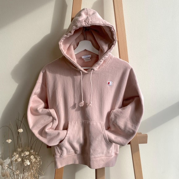 Champion Reverse Weave Baby Pink Hoodie (Size XL) - Picture 8 of 8